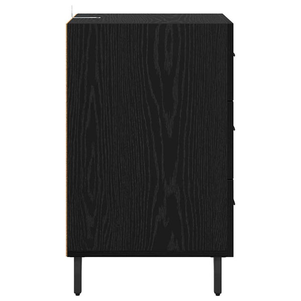 Yöpöytäkaappi Musta tammi. 40 x 40 x 66 cm Tekninen puu