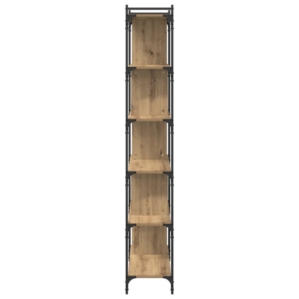 Kirjahylly 5 tasoa 76 x 32 x 192 cm Tekninen puu