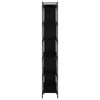 Kirjahylly 5 tasoa 76 x 32 x 192 cm Tekninen puu Musta tammi