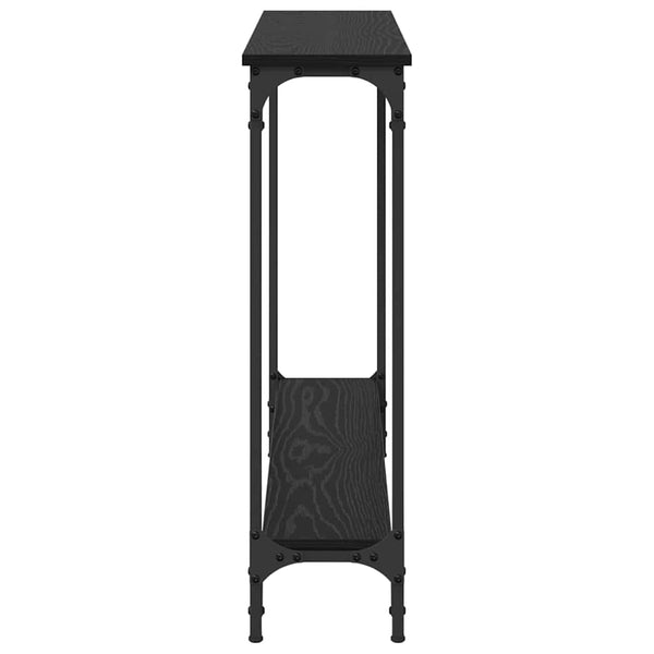 Konsolipöytä Musta tammi. 102 x 23 x 15,5 cm Tekninen puu