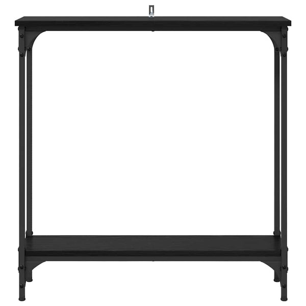 Konsolipöytä Musta tammi. 75 x 22,5 x 75 cm Tekninen puu