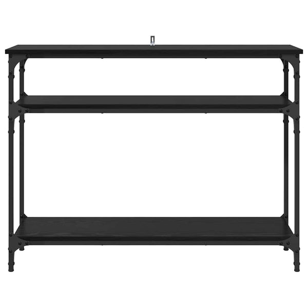 Konsolipöytä Musta tammi. 100 x 29 x 75 cm Tekninen puu