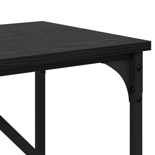 Konsolipöytä Musta tammi. 100 x 32 x 75 cm Tekninen puu