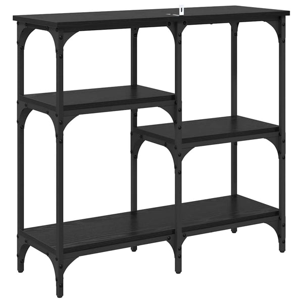 hyllyllä Musta tammi 80 x 29 x 75 cm Tekninen puu