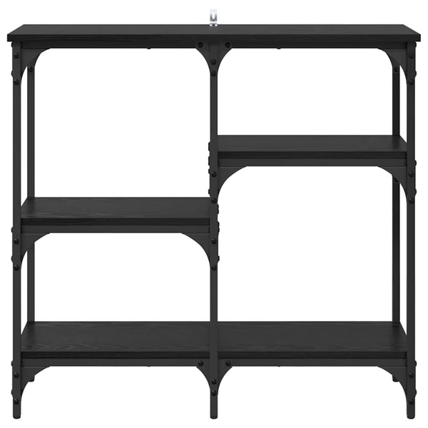 hyllyllä Musta tammi 80 x 29 x 75 cm Tekninen puu