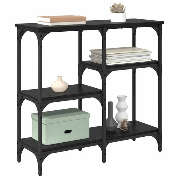 hyllyllä Musta tammi 80 x 29 x 75 cm Tekninen puu