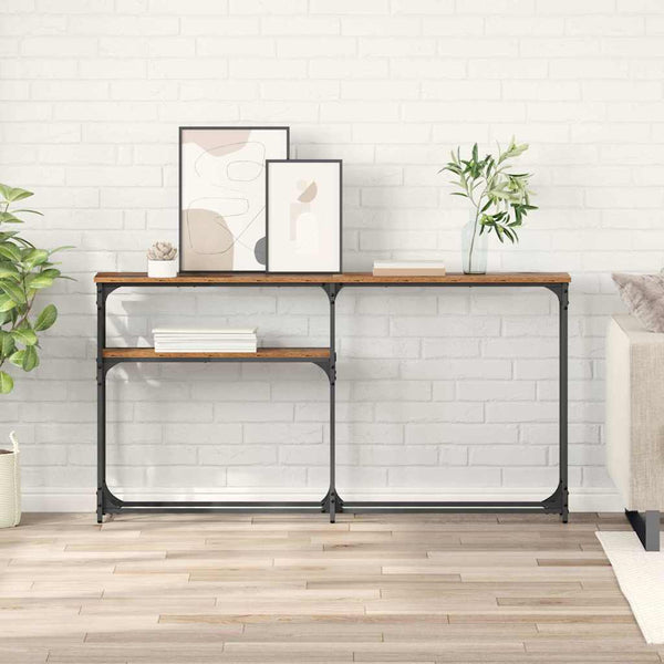 Konsolipöytä Vanha puu 145x22.5x75cm Tekninen puu