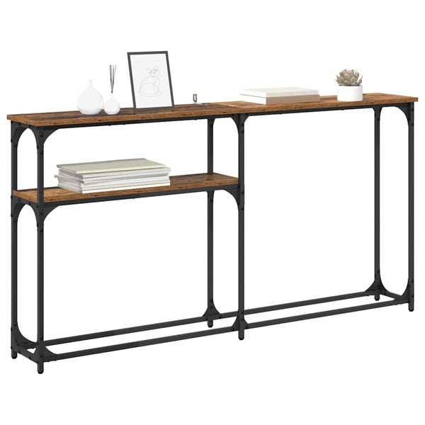 Konsolipöytä Vanha puu 145x22.5x75cm Tekninen puu