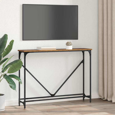 Konsolipöytä Vanha puu 102 x 22.5 x 75 cm Tekninen puu