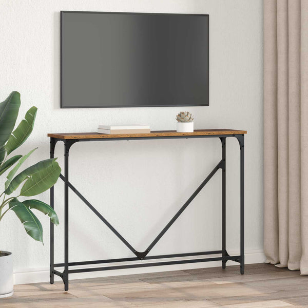 Konsolipöytä Vanha Puu 102 x 23 x 75 cm Tekninen puu