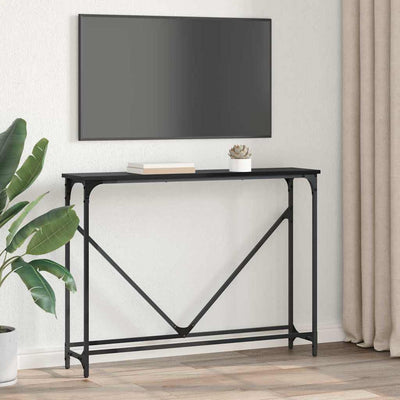 Konsolipöytä Musta tammi 102 x 22.5 x 75 cm Tekninen puu