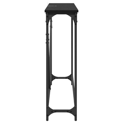 Konsolipöytä Musta tammi 102 x 22.5 x 75 cm Tekninen puu