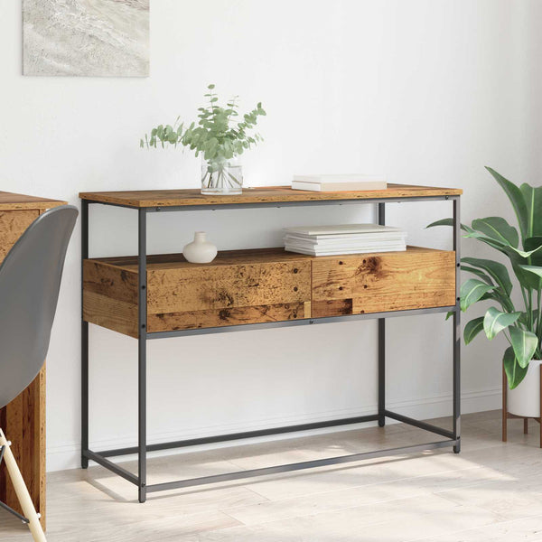 Konsolipöytä Vanha Puu 100 x 40 x 75 cm Tekninen puu