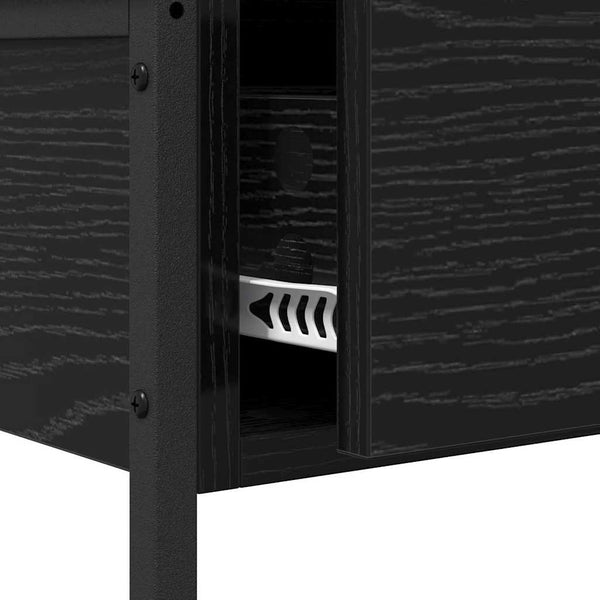 Konsolipöytä Musta tammi. 75 x 34,5 x 75 cm Tekninen puu