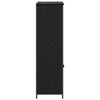 Korkea kaappi Musta tammi. 62 x 36 x 121,5 cm Tekninen puu
