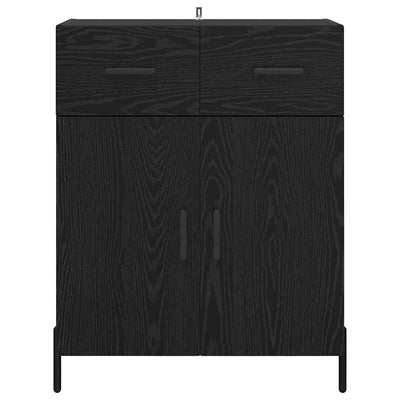 Sivupöytä Musta tammi. 69,5 x 34 x 90 cm Tekninen puu