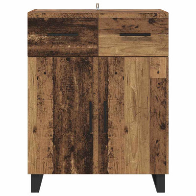 Sivupöytä Vanha Puu 69,5 x 34 x 90 cm Tekninen puu