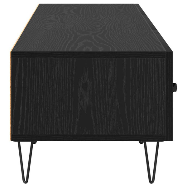 TV-kaappi Musta tammi 150 x 36 x 30 cm Tekninen puu