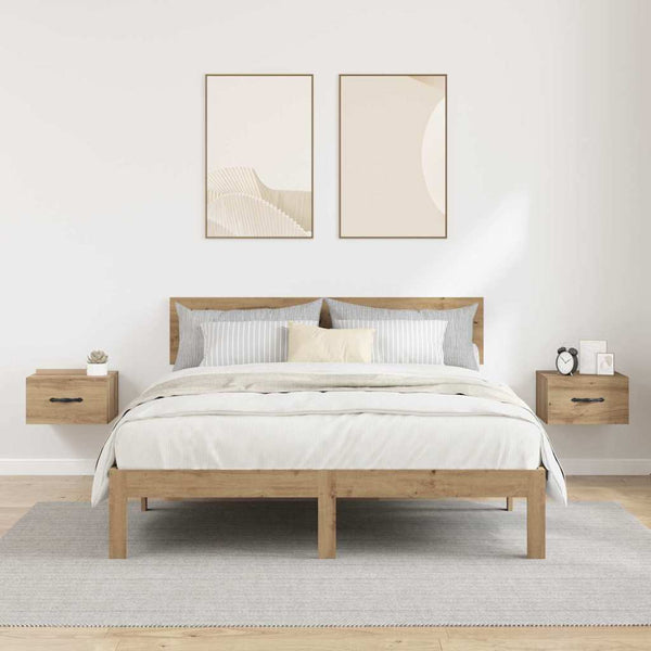 Yöpöytäkaappi 2 pcs artesaani tammi 35 x 35 x 20 cm