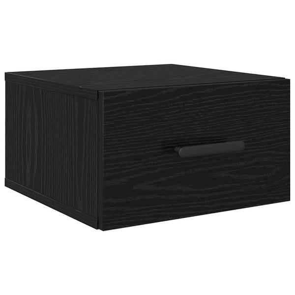 Yöpöytäkaappi 2 kpl 35 x 35 x 20 cm Tekninen puu Musta tammi.