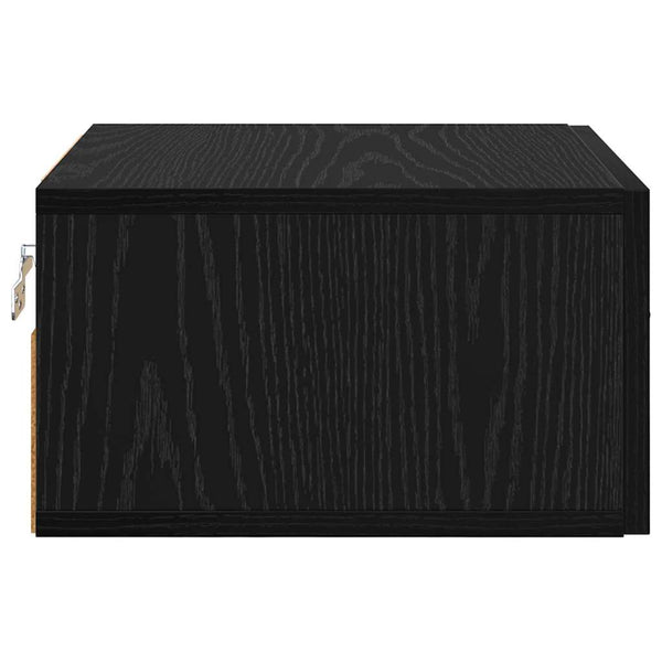 Yöpöytäkaappi Musta tammi 35 x 35 x 20 cm Tekninen puu