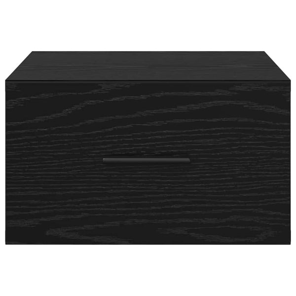 Yöpöytäkaappi 2 pcs Musta tammi 35 x 35 x 20 cm Tekninen puu