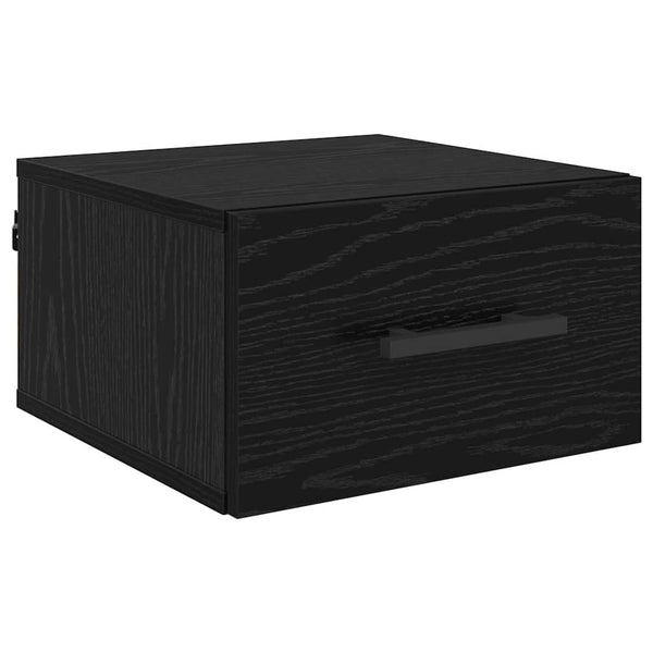 Yöpöytäkaappi 35 x 35 x 20 cm Tekninen puu Musta tammi