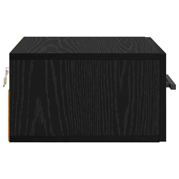 Yöpöytäkaappi 35 x 35 x 20 cm Tekninen puu Musta tammi