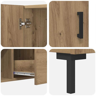 Sivupöytä Artisan tammi 100 x 36 x 60 cm Tekninen puu