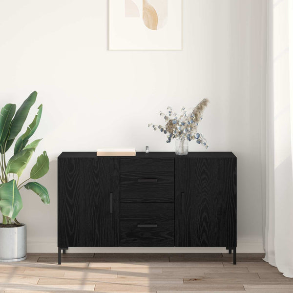 Sivupöytä Musta tammi. 100 x 36 x 60 cm Tekninen puu