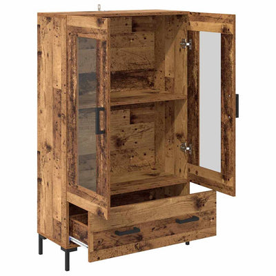 Korkea kaappi Vanha Puu 69,5 x 31 x 115 cm Tekninen puu