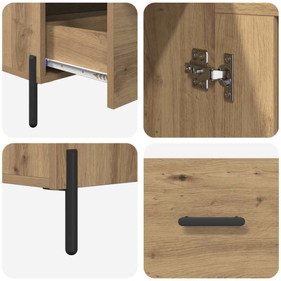 Korkea kaappi Corona Artisan tammi 69,5 x 31 x 115 cm