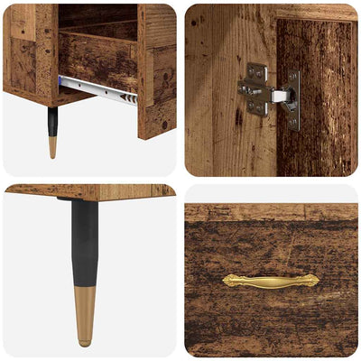 Korkea kaappi Vanha Puu 69,5 x 31 x 115 cm Tekninen puu