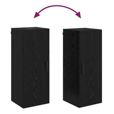 Seinäkaappi Musta tammi. 34,5 x 34 x 90 cm Tekninen puu