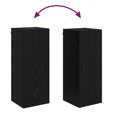 Seinäkaappi Musta tammi. 34,5 x 34 x 90 cm Tekninen puu