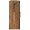 Seinäkaappi Vanha Puu 34,5 x 34 x 90 cm Puurakenteinen ja lasi