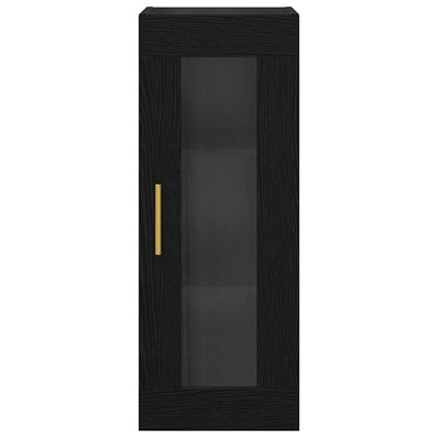 Seinäkaappi Musta tammi. 34,5 x 34 x 90 cm