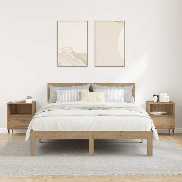 Yöpöytäkaappi 2 pcs artesaani tammi 40 x 35 x 50 cm