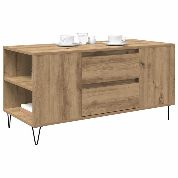 Sohvapöytä Artisan tammi 102 x 44,5 x 50 cm Tekninen puu