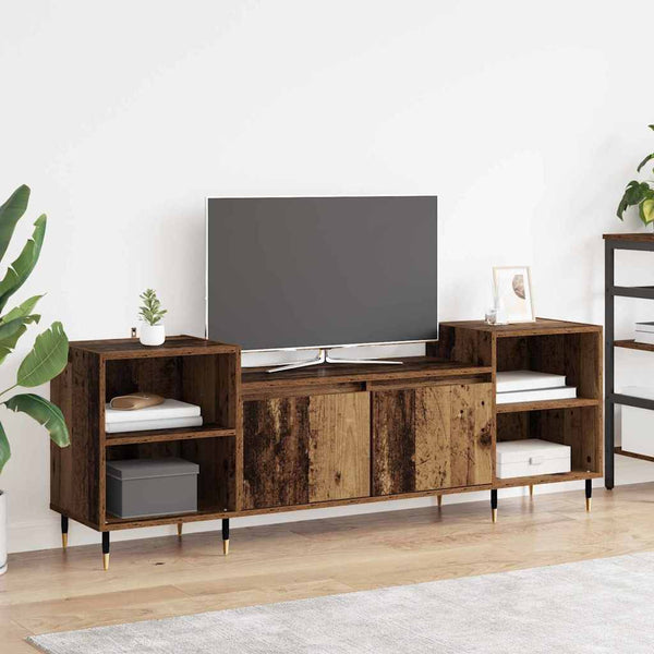 Vanha Puu TV-kaappi 160 x 35 x 55 cm Tekninen puu