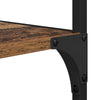 Kirjahylly 5 tasoa 50 x 33 x 188,5 cm Tekninen puu Vanha puu