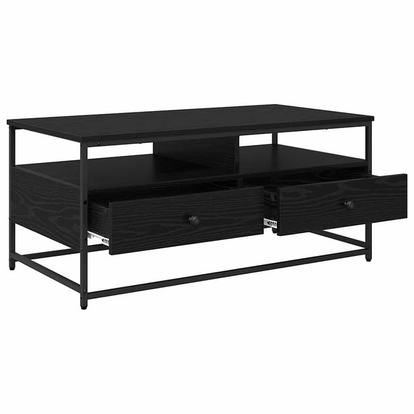 Sohvapöytä Musta tammi 100 x 51 x 45 cm Tekninen puu