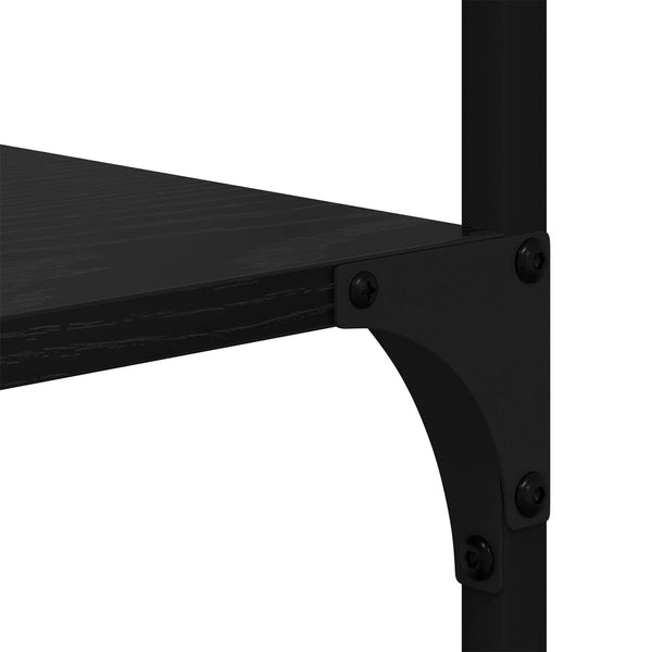 Kirjahylly 5 tasoa 99 x 35,5 x 176 cm Tekninen puu Musta tammi