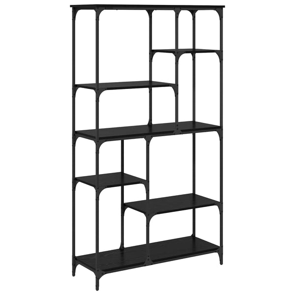 Kirjahylly 5 tasoa 99 x 35,5 x 176 cm Tekninen puu Musta tammi