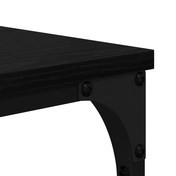 Kirjahylly 9 tasoa 91 x 36 x 176 cm Tekninen puu Musta tammi.