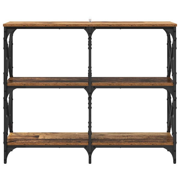 Konsolipöytä Vanha Puu 100 x 28 x 80,5 cm Tekninen puu