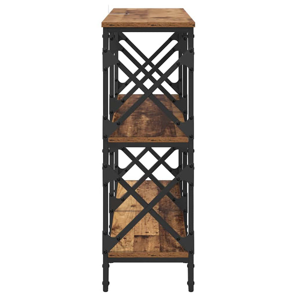 Konsolipöytä Vanha Puu 100 x 28 x 80,5 cm Tekninen puu