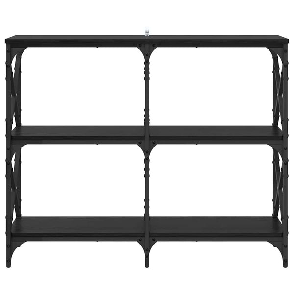 Konsolipöytä Musta tammi. 100 x 28 x 80,5 cm Tekninen puu