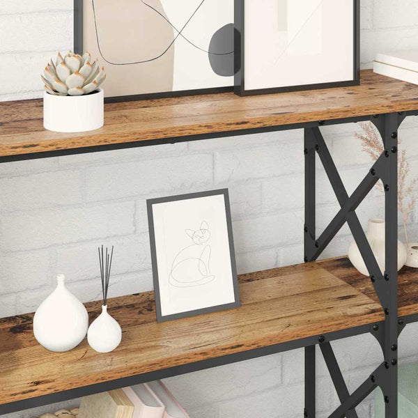 Konsolipöytä Vanha puu 156 x 28 x 80,5 cm Tekninen puu