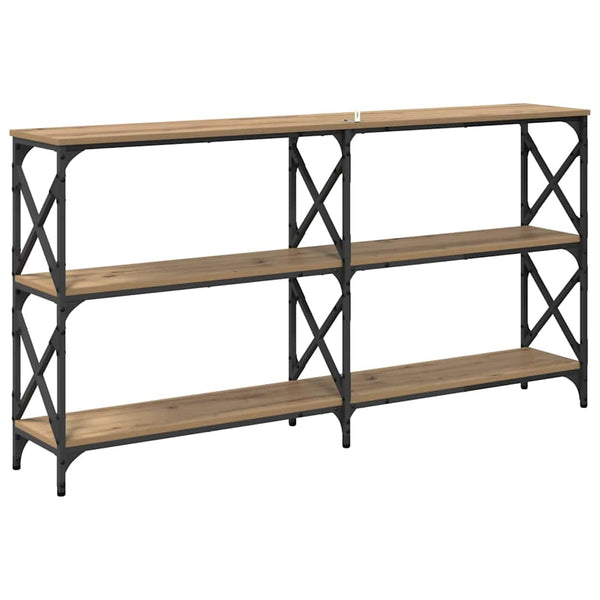 Konsolipöytä artesaani tammi 156 x 28 x 80,5 cm Tekninen puu